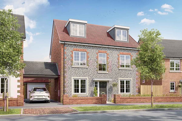 5 bedroom detached with garage and driveway parking - Image 1