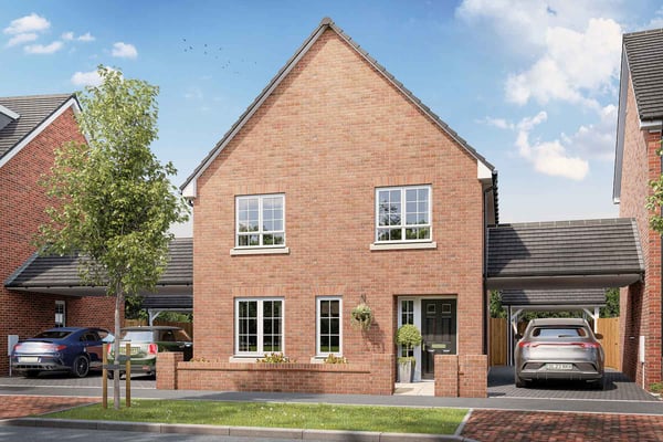 4 bedroom home with car port and driveway parking - Image 1
