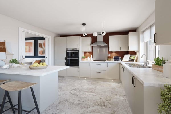 5 bedroom detached with double garage and overlooking green open space - Image 1