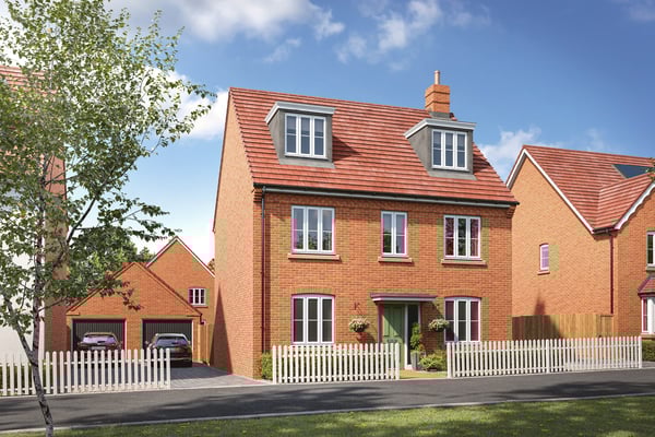 5 bedroom detached with double garage and overlooking green open space - Image 1