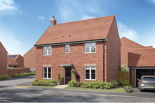 3 bedroom detached with single garage and pond views - Image 1
