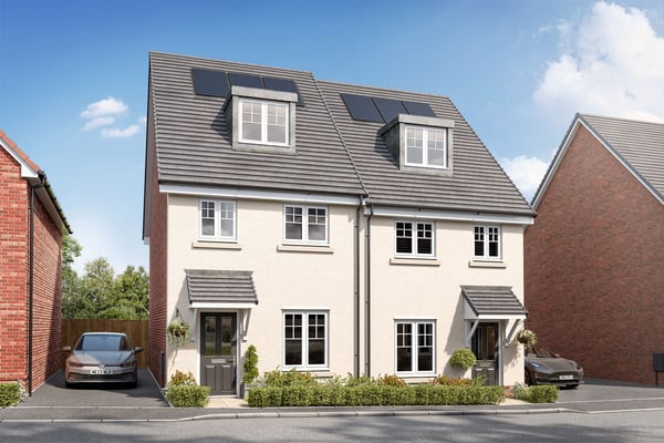 3 bedroom semi-detached with a garage and driveway - Image 1