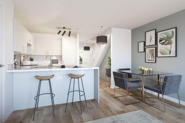 2 bedroom semi-detached with two side by side parking spaces - Image 1