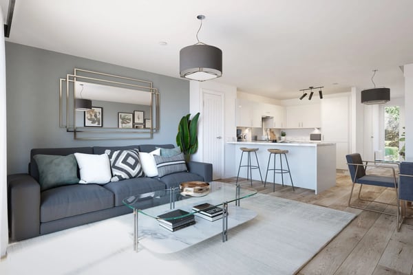 2 bedroom mid terrace with south-east facing garden - Image 1