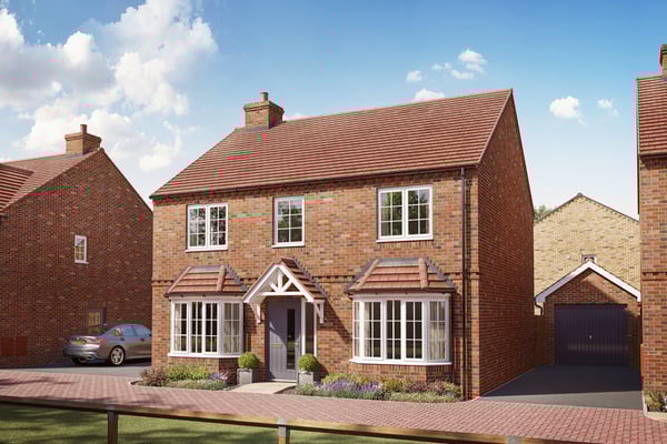 4 bedroom detached with a south facing garden - Image 1