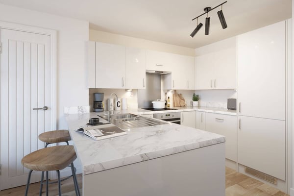 2 bedroom semi-detached with a South-west facing garden - Image 1