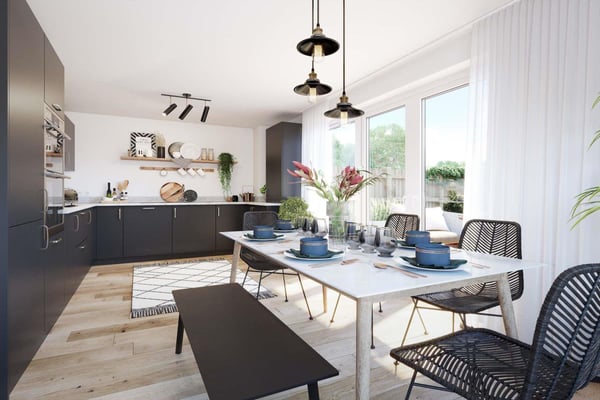 3 bedroom semi-detached with open views to the front - Image 1