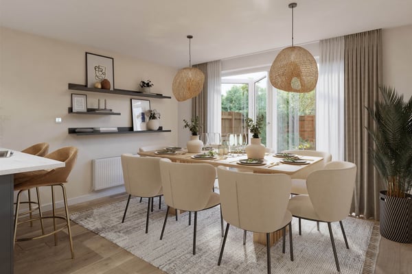 3 bedroom detached with Bi-fold doors from kitchen/dining area - Image 1