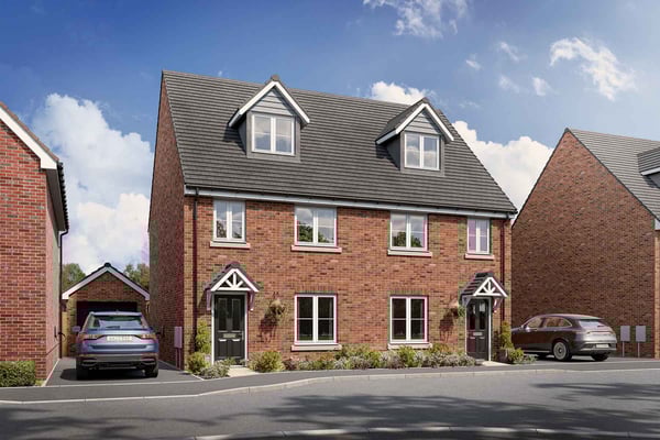 3 bedroom semi-detached with garage and driveway parking for two cars - Image 1