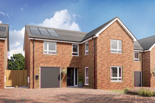 4 bedroom detached with south facing garden - Image 1