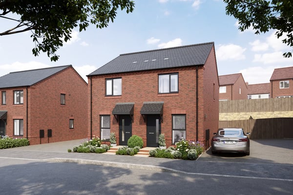 2 bedroom semi-detached with open plan living / diner - Image 1