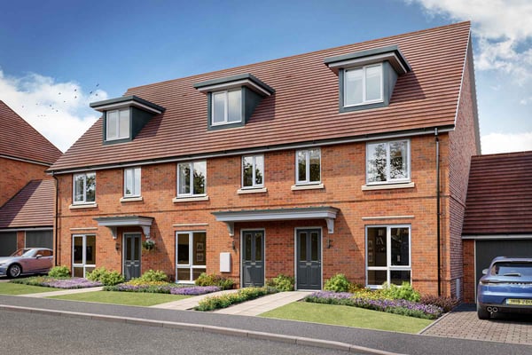 3 bedroom end terrace with a garage and parking space - Image 1
