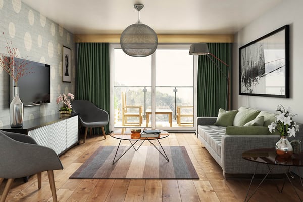 2 bedroom apartment with a parking space - Image 1