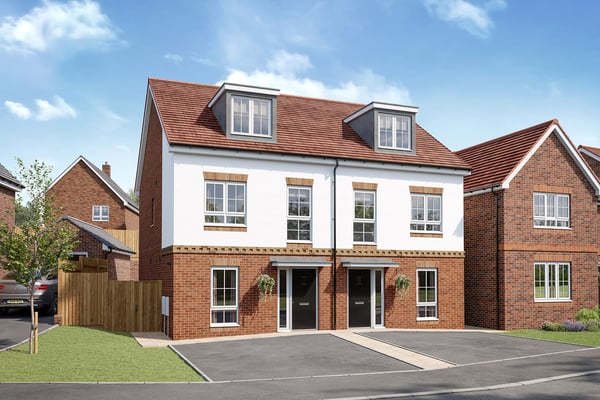 3 bedroom semi-detached with feature bedroom across whole top floor - Image 1