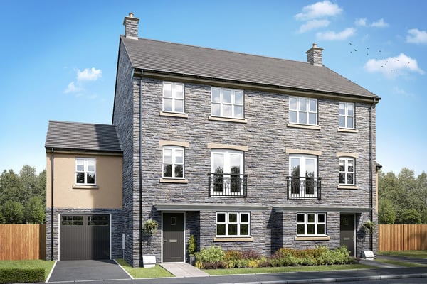 4 bedroom end terrace with south facing garden - Image 1