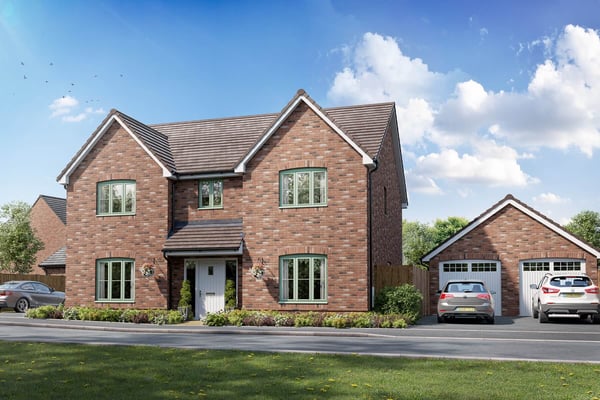 5 bedroom detached located on a corner plot with stunning green views - Image 1