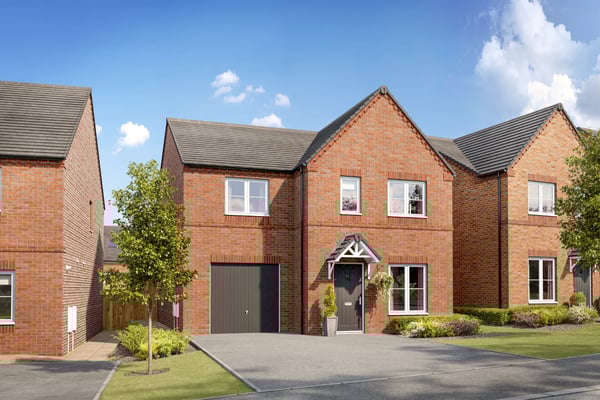 3 bedroom detached with green space views and integral garage - Image 1