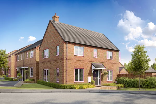 3 bedroom detached with a front garden and triple driveway parking - Image 1