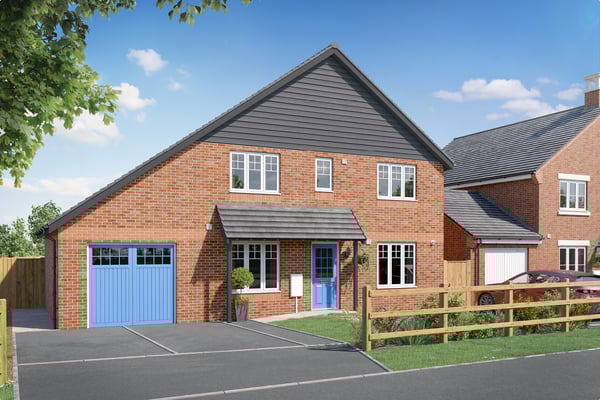 4 bedroom detached home with an attached garage located on the edge of this development  - Image 1