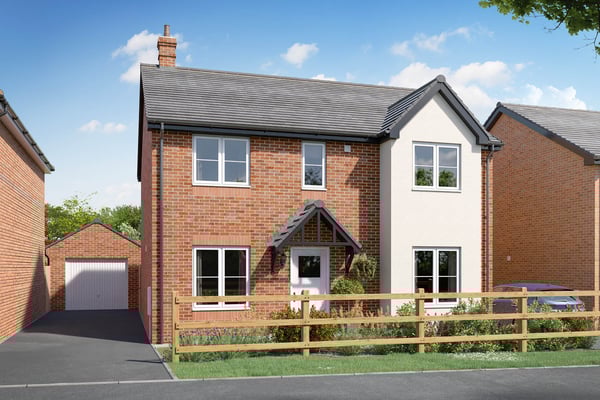 4 bedroom detached with single garage - Image 1