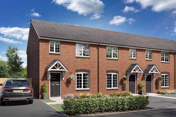 2 bedroom mid terrace with parking for two cars - Image 1