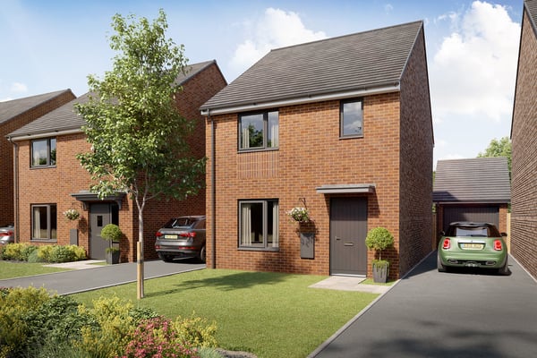 3 bedroom detached with single garage and large south facing garden - Image 1