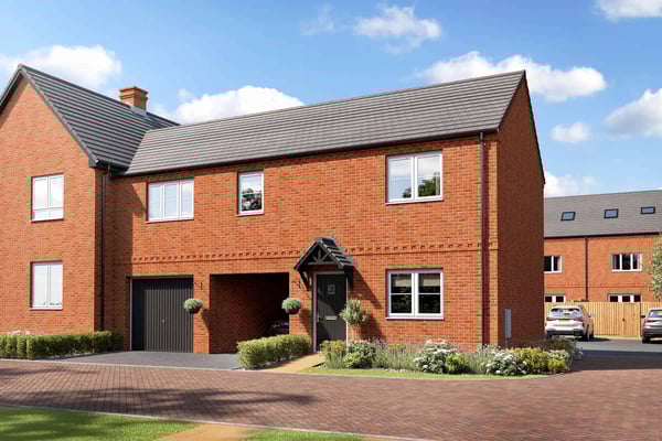 2 bedroom flat over garage with private parking - Image 1