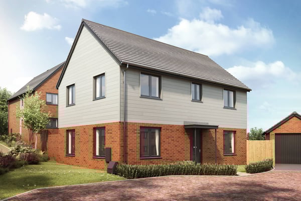 4 bedroom detached with garage and driveway parking for two cars - Image 1